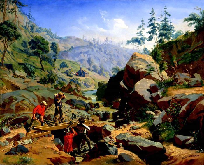 Miners in the Sierras