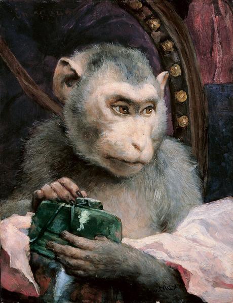 Monkey with Book