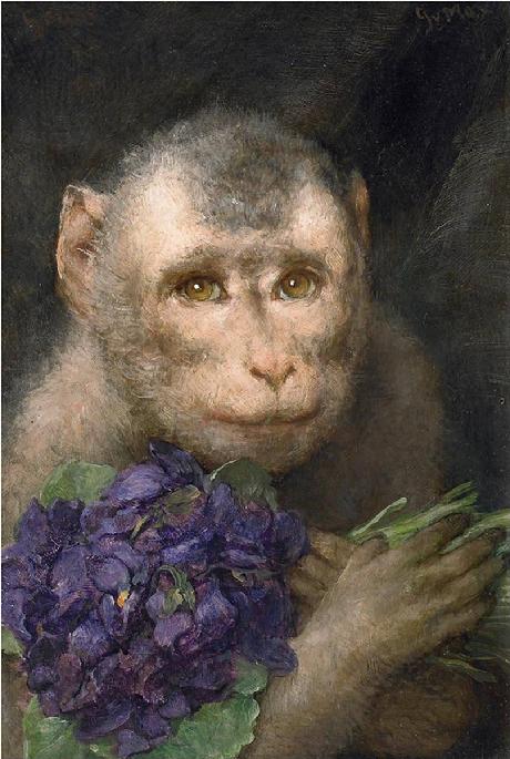 Monkey with Bouquet