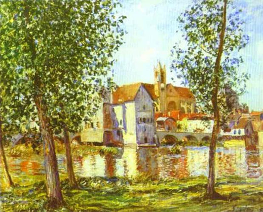 Moret-sur-Loing in the Morning Sun