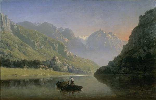 Souvenir of Savoy Sunrise in the Mountains