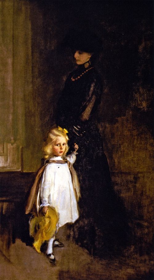 Mrs Alexander Sedgwick and Daughter Christina