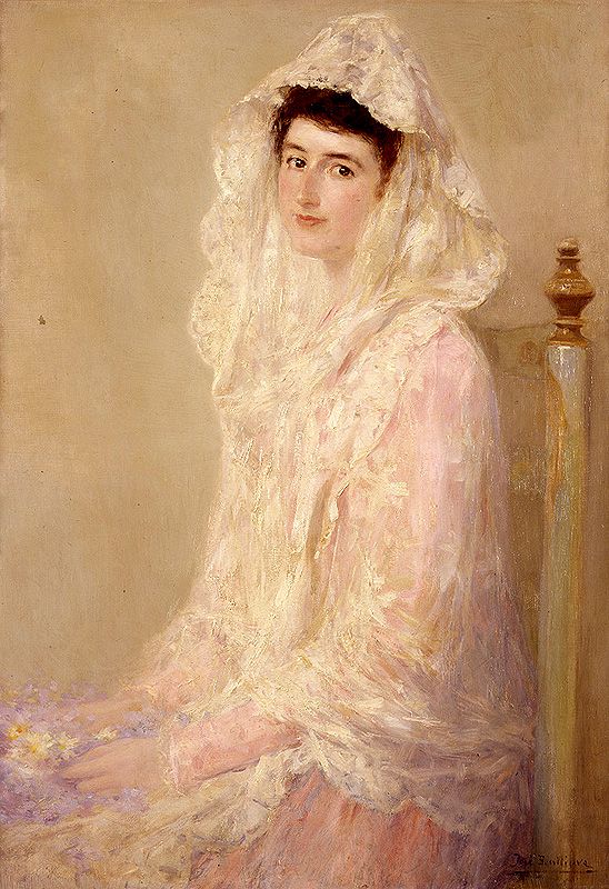 Mujer con Mantilla