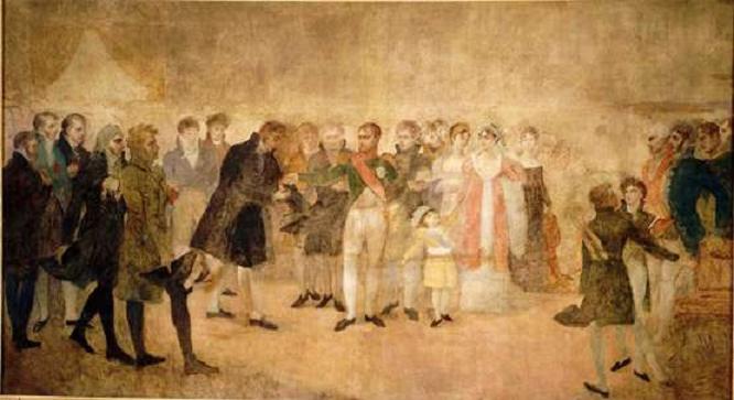 Napoleon Visiting the Louvre