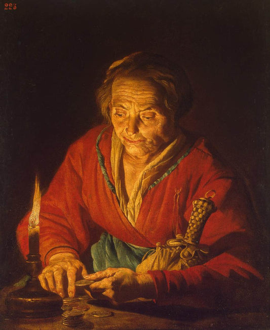 Old Woman with a Candle