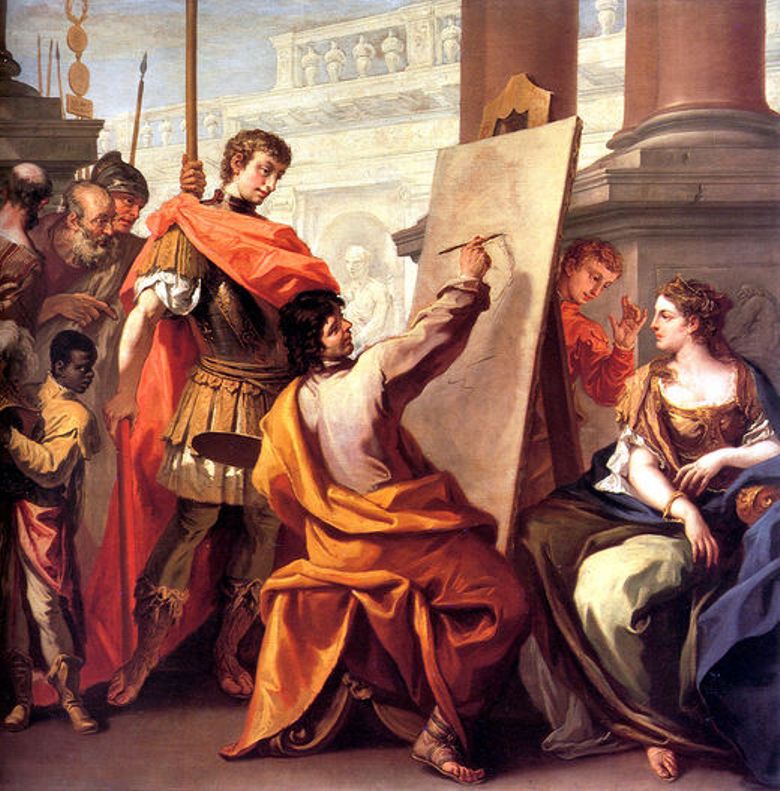 Apelles Making a Portrait of Pancaspe