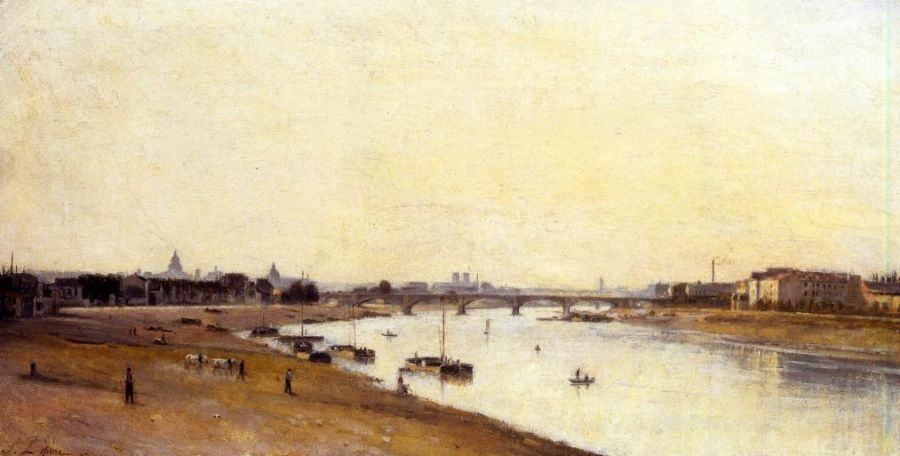 The Pont National as Seen from Quai d'Ivry, Paris