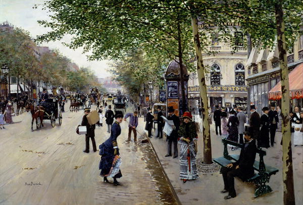 Parisian street scene