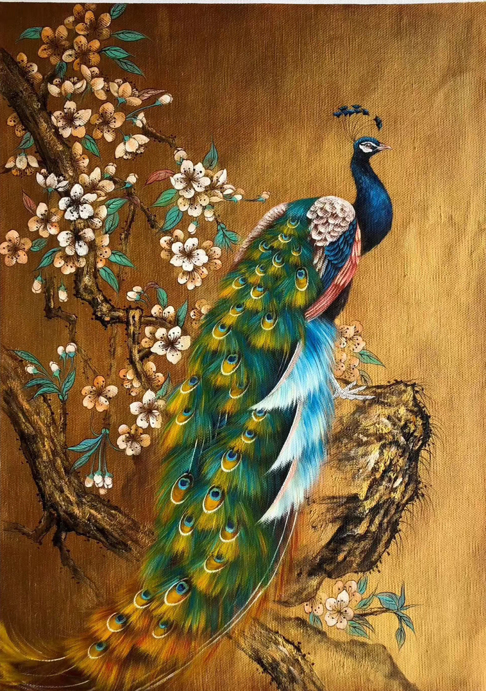 Peacock Paintings N01