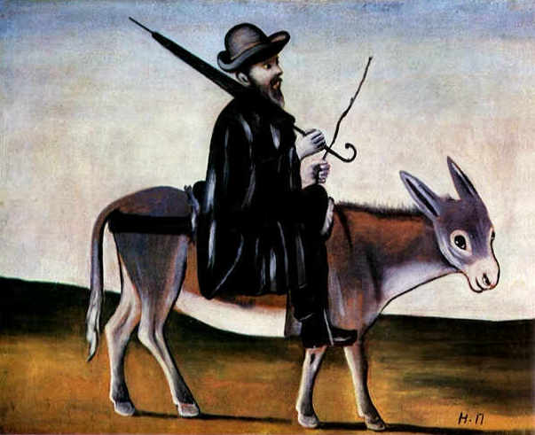 Physician Riding A Donkey