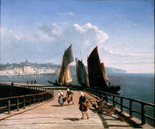 Pier with Fishing Boats