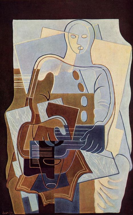 Pierrot with Guitar