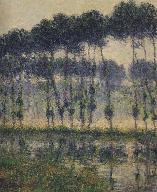 Poplars by the Eure River II