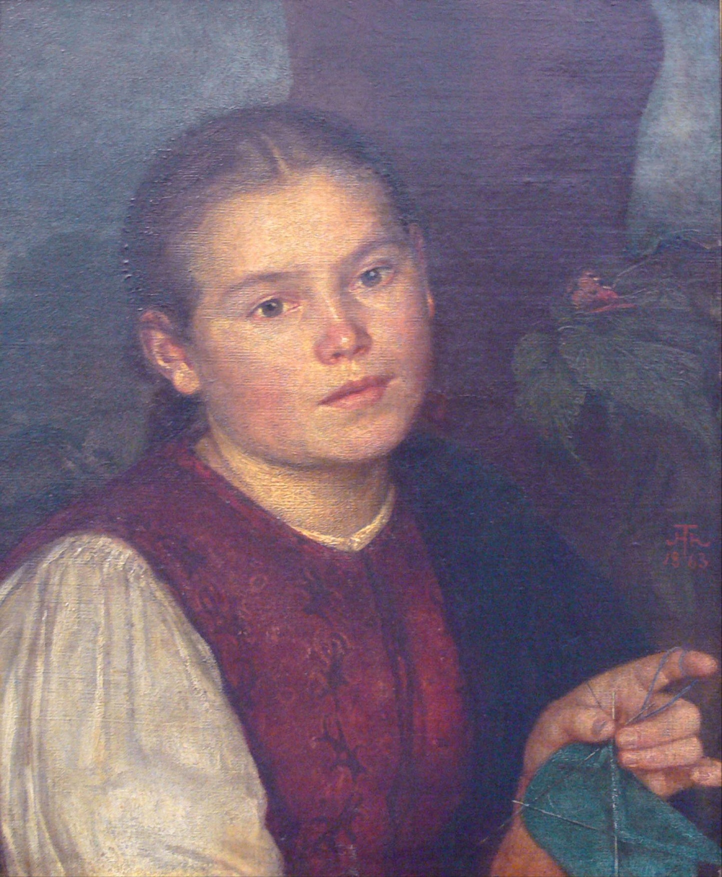 Portrait of Agathe