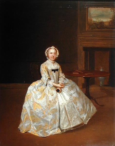 Portrait of Miss Elizabeth Hemyng 1738 42