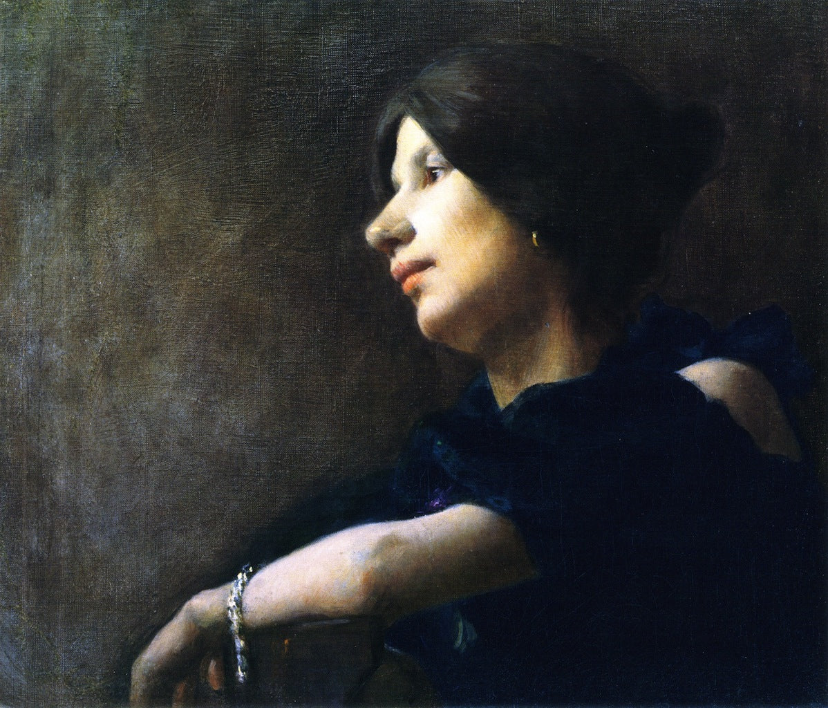 Portrait of a Lady in a Green Dress