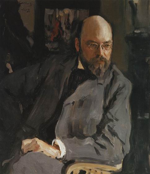 Portrait of the Artist I. Ostroukhov