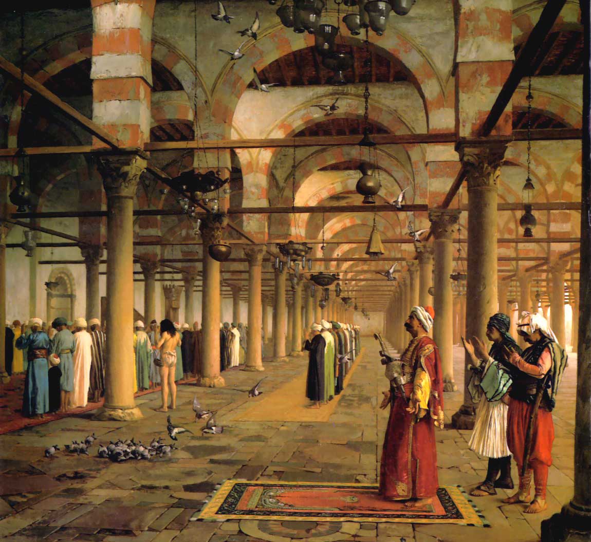 Public Prayer in the Mosque of Amr, Cairo