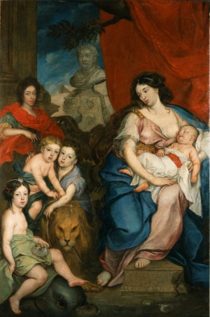 Queen Marie Casimire with Children