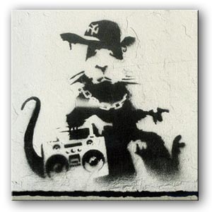 Banksy Rat