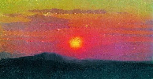 Red sunset 1890 1895