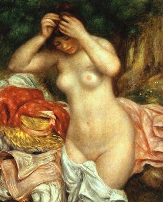 Bather Arranging Her Hair