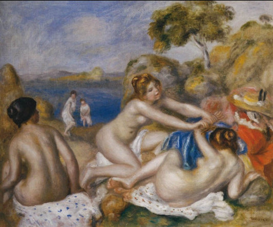 Bathers Playing with a Crab