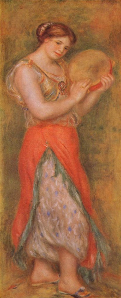 Dancing Girl with Tambourine