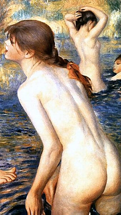 The Bathers detail