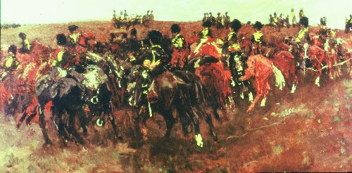 Riders on the heath near Schaarsbergen