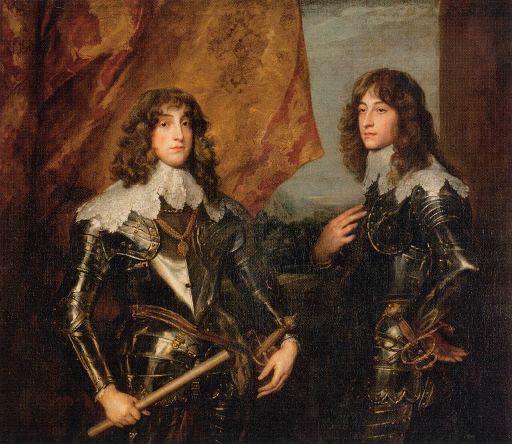 Portrait of the Princes Palatine Charles-Louis I and his Brother