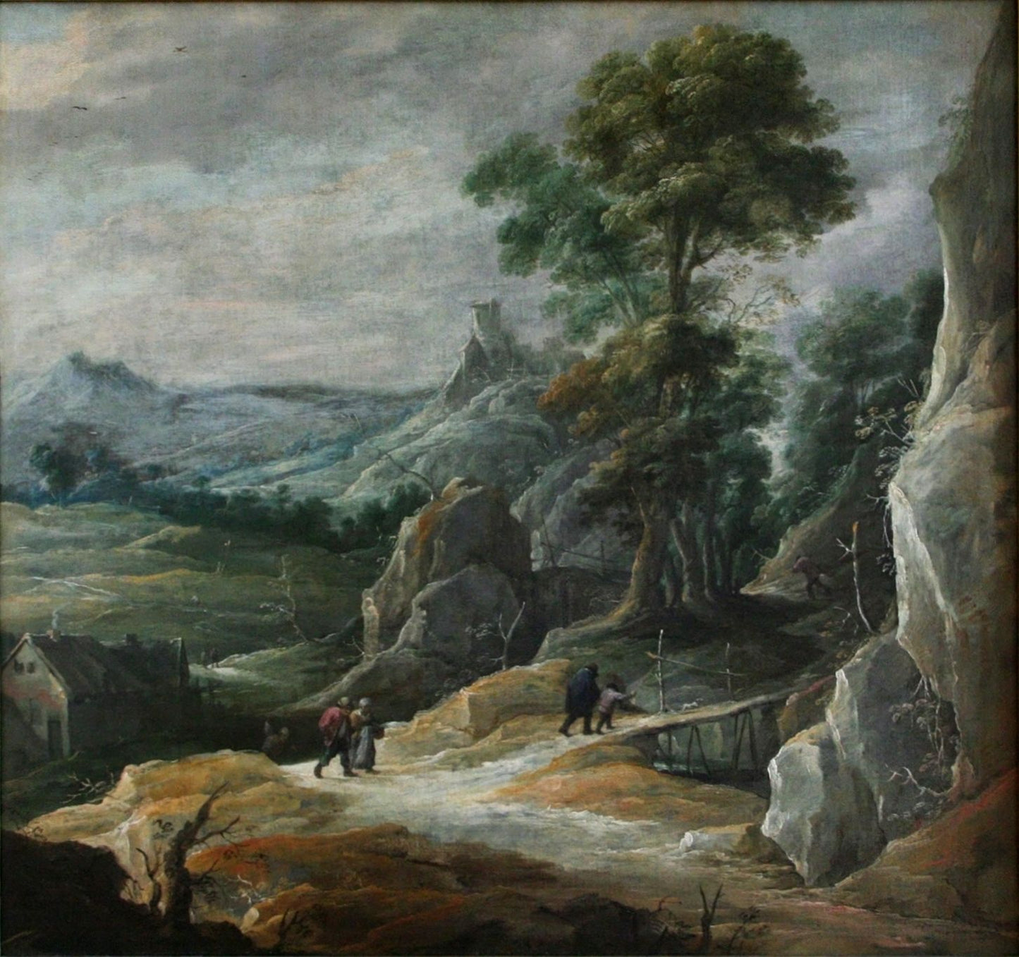 Rocky Landscape with Pilgrims