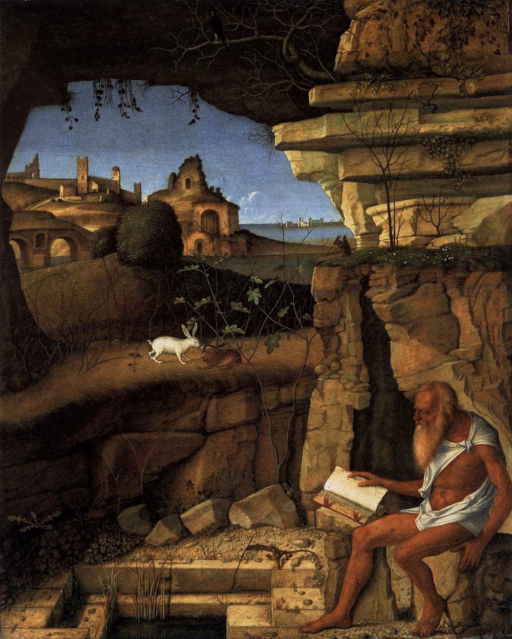 Saint Jerome Reading