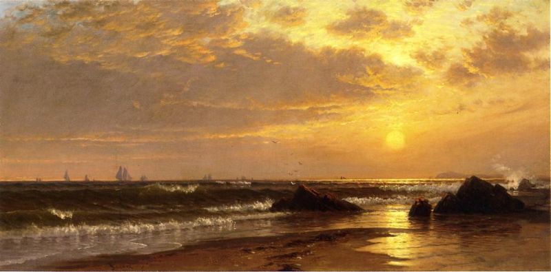 Seascape with Sunset