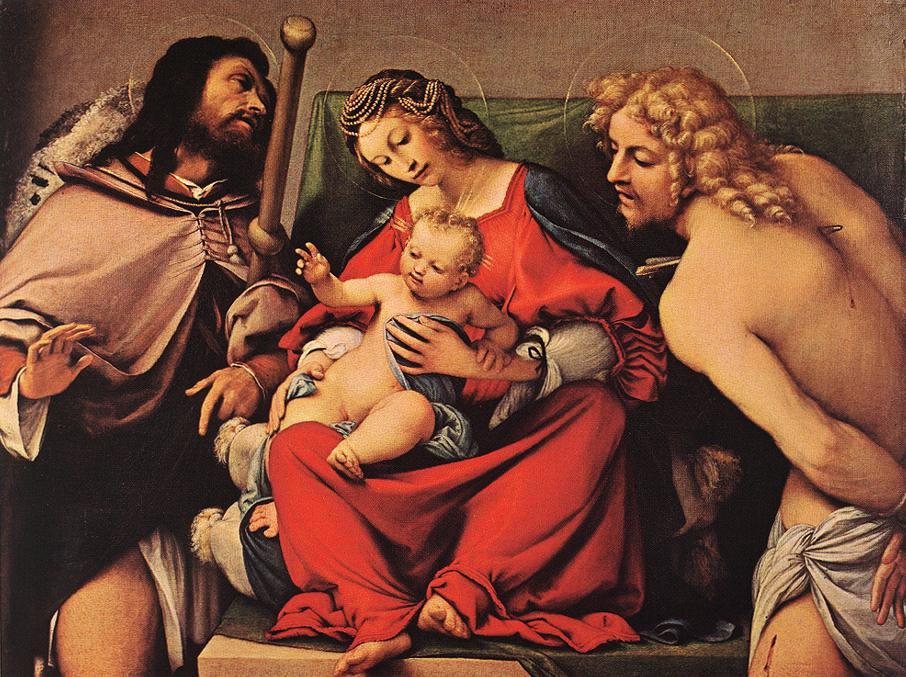 Madonna with the Child and Saints Rock and Sebastian