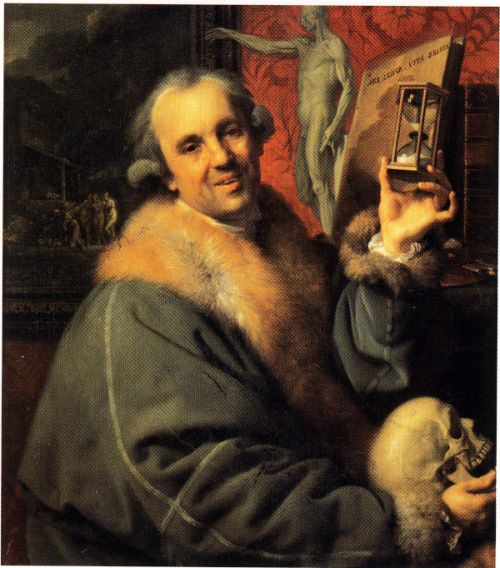 Self-Portrait with Hourglass