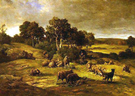 Sheep Paintings N017