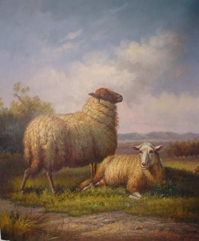 Sheep Paintings N025