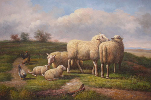 Sheep Paintings N028