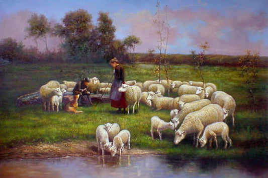 Sheep Paintings N029