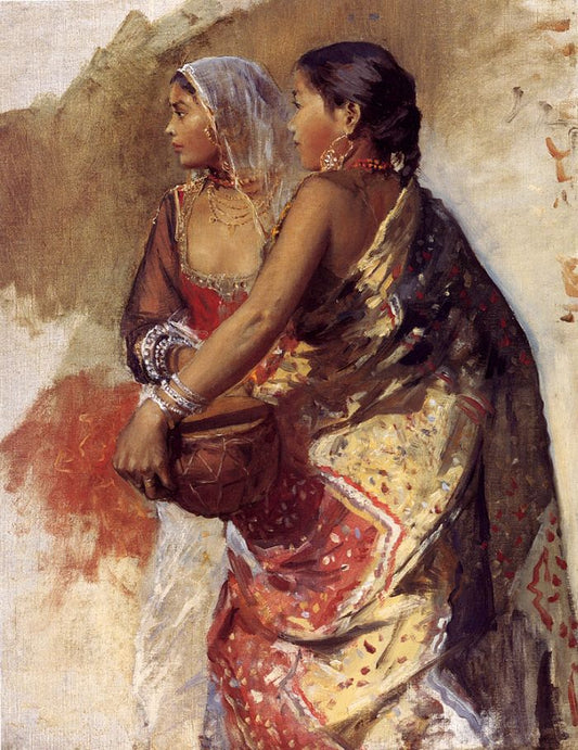 Sketch - Two Nautch Girls