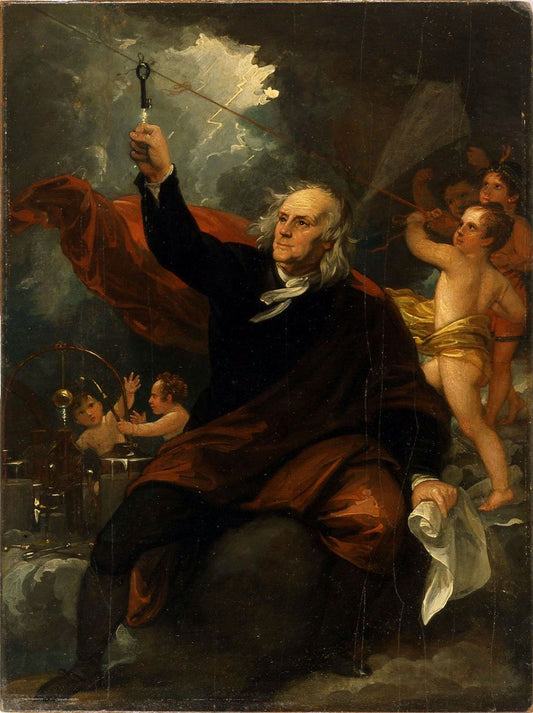 Benjamin Franklin Drawing Electricity from the Sky