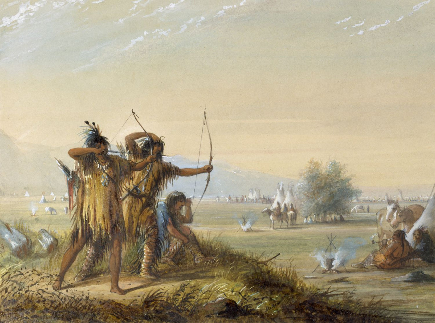 Snake Indians - Testing Bows