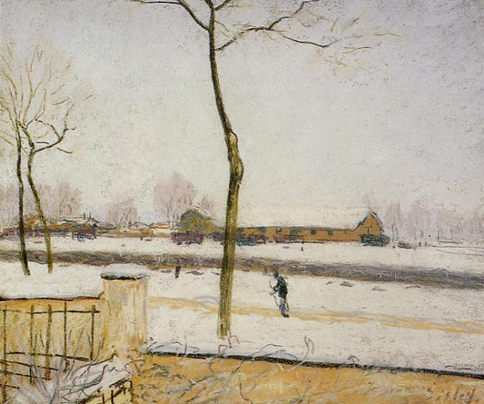 Snow Scene - Moret Station