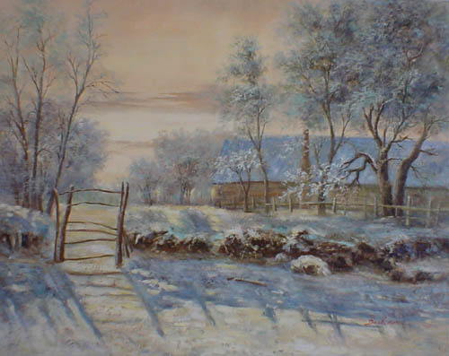 Snowscape Paintings N009