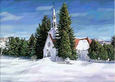 Snowscape Paintings N017