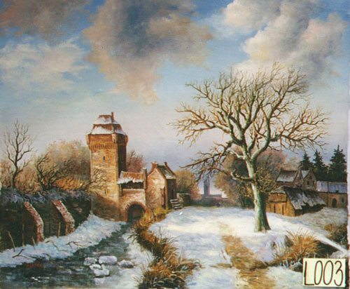 Snowscape Paintings N018