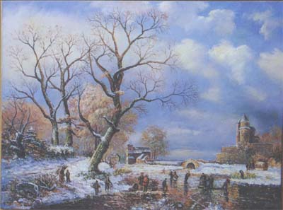 Snowscape Paintings N025