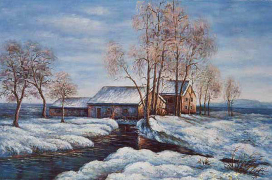 Snowscape Paintings N037