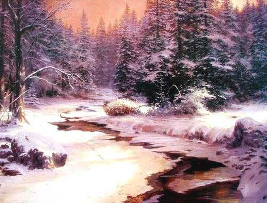 Snowscape Paintings N041